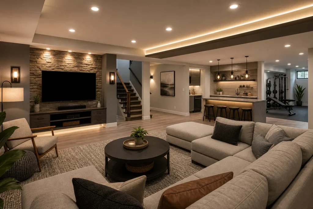 Top Basement Lighting Ideas for Utah Homes