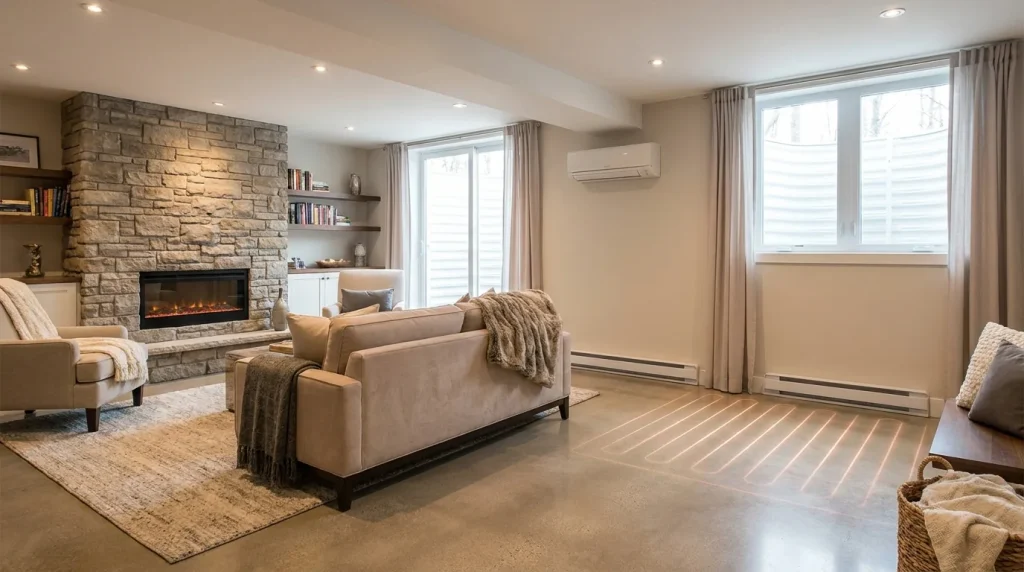 Best Finished Basement Heating Options