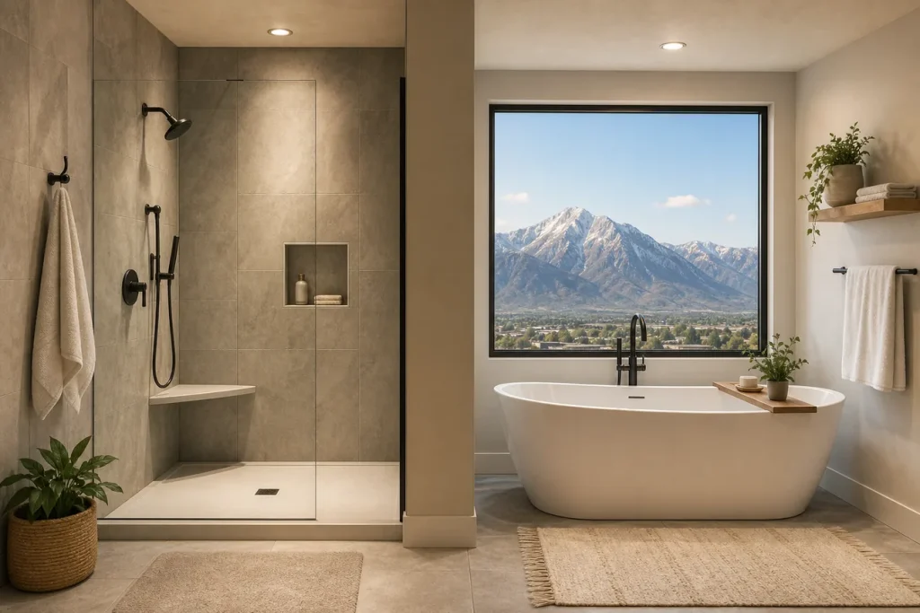 Best Walk-In Shower vs Tub Options for Utah