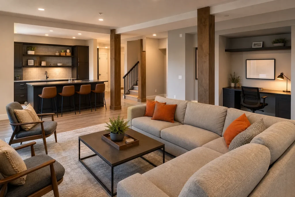 Home Addition Ideas for Utah Basements